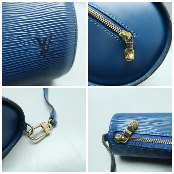 Louis Vuitton Soufflot  Blue W/P Epi Leather Shoulder Bag 574-022625 - Picture 9 of 12
